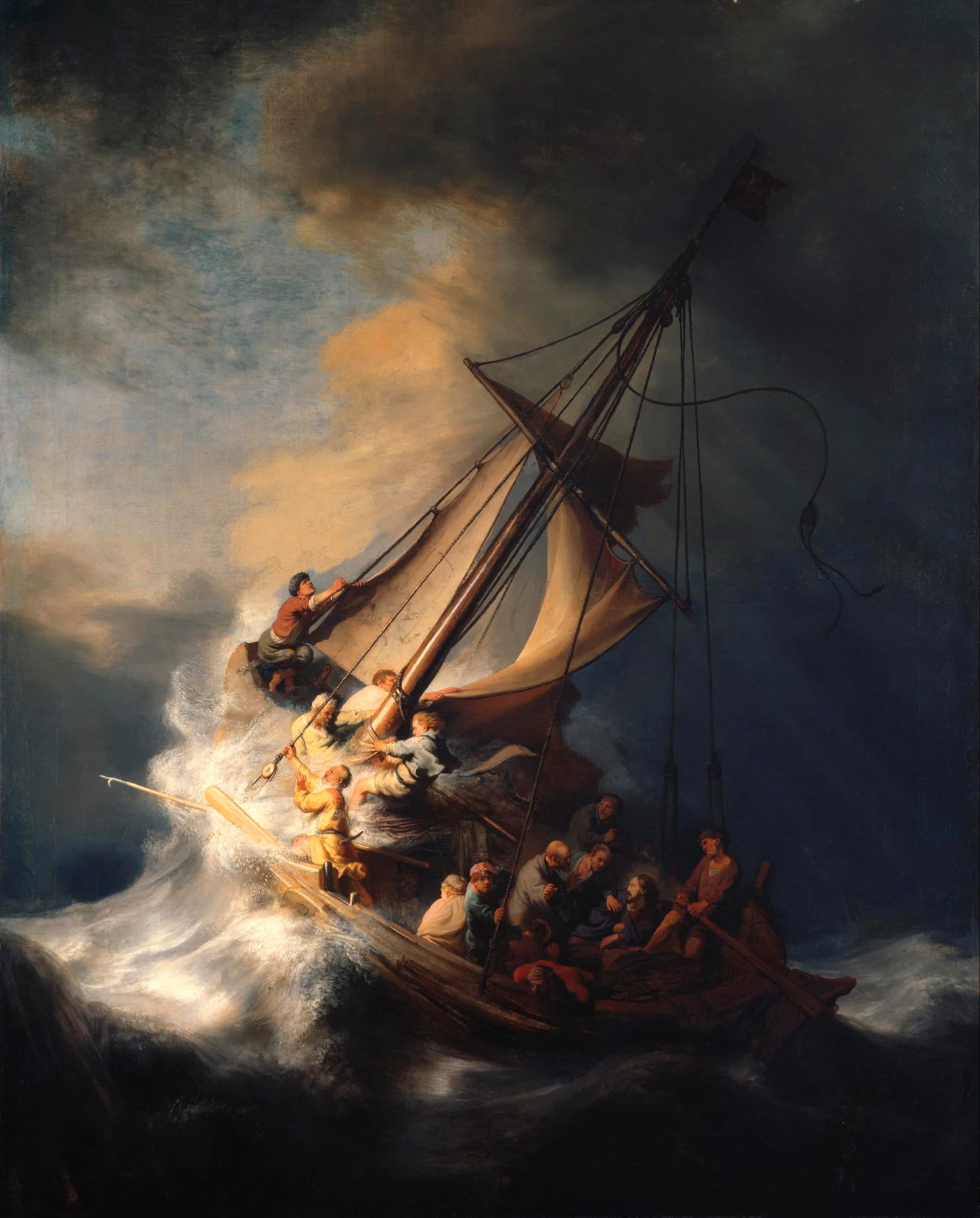 Christ in the Storm on the Sea of Galilee, Rembrandt van Rijn, 1633
